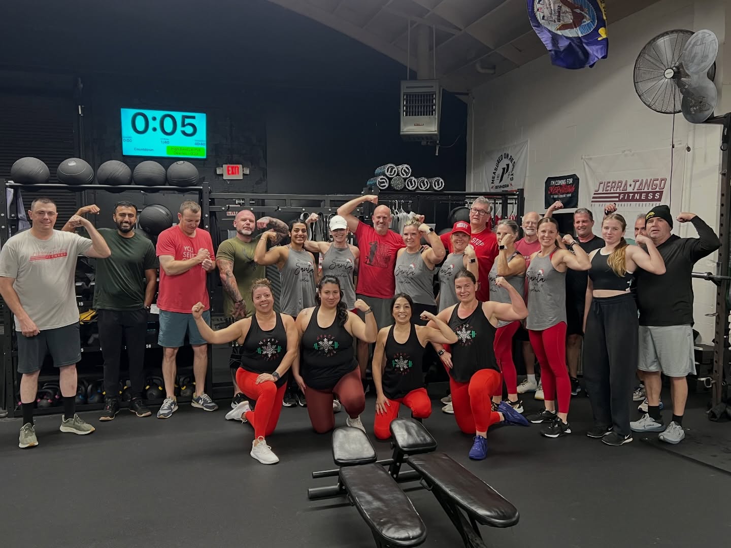 Sierra Tango holiday workout group