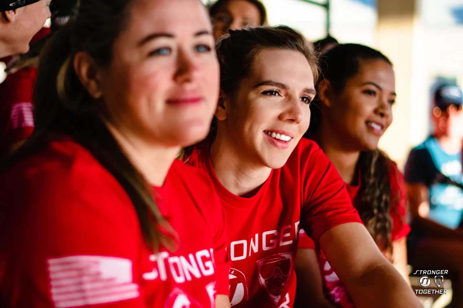 Members cheering at a Sierra Tango event