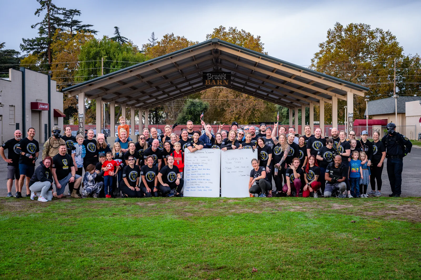 The full Sierra Tango community at an outdoor event