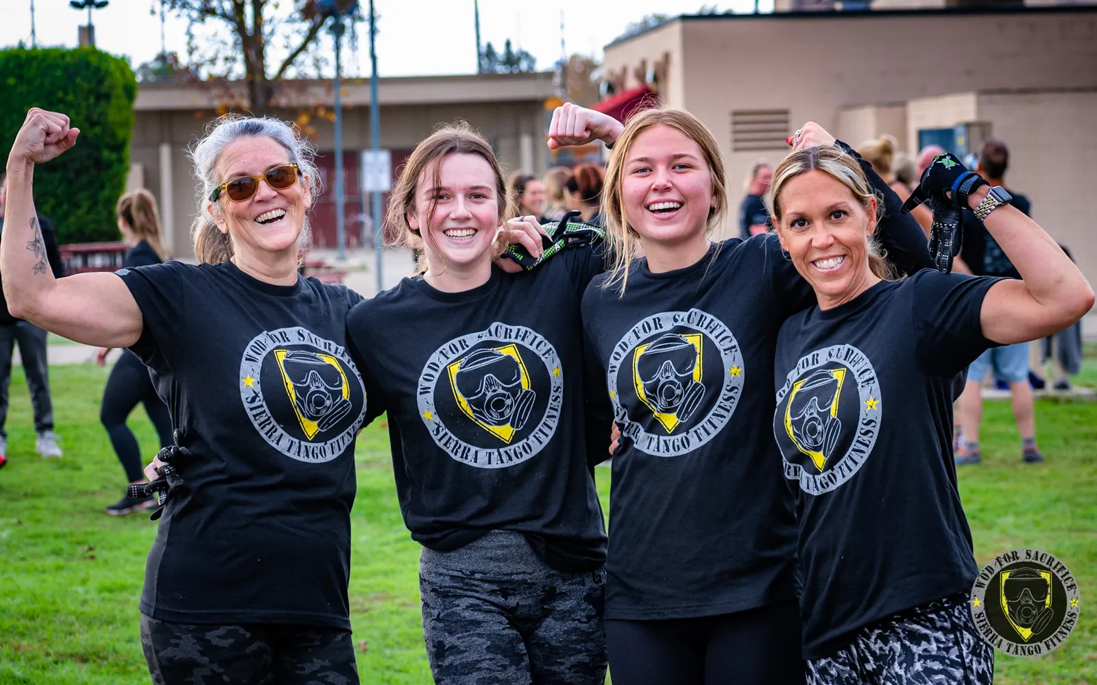 Members celebrating at an outdoor Sierra Tango event