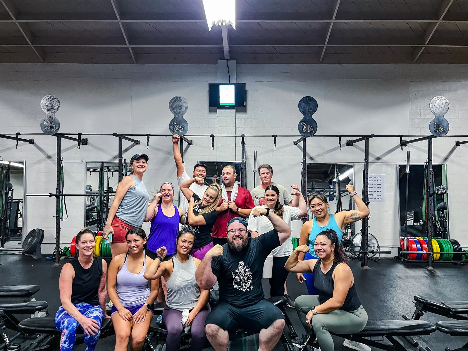Members posing on the rig at Sierra Tango Fitness